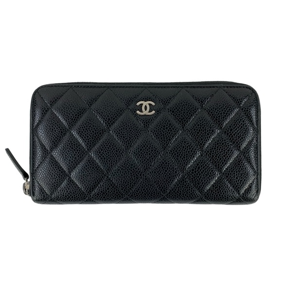 Chanel Matelasse Caviar Zip Around Wallet - Picture 1 of 8